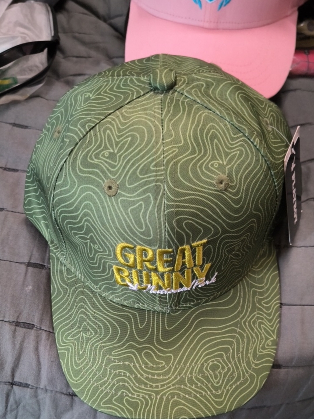 Men's Olive Green Playboy Adjustable Cap
